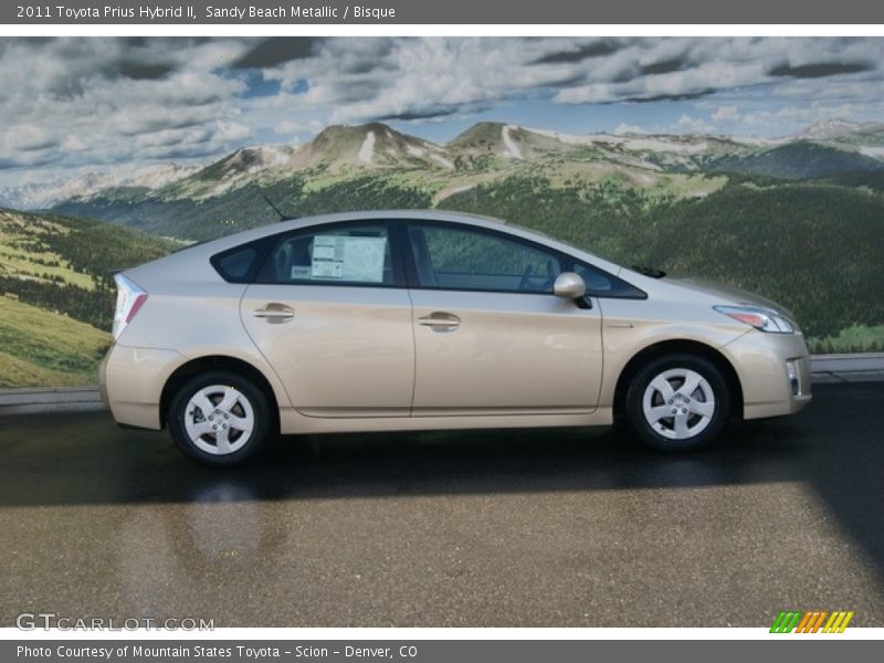 Sandy Beach Metallic / Bisque 2011 Toyota Prius Hybrid II