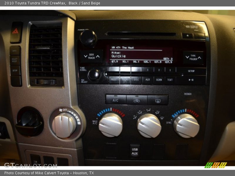 Black / Sand Beige 2010 Toyota Tundra TRD CrewMax