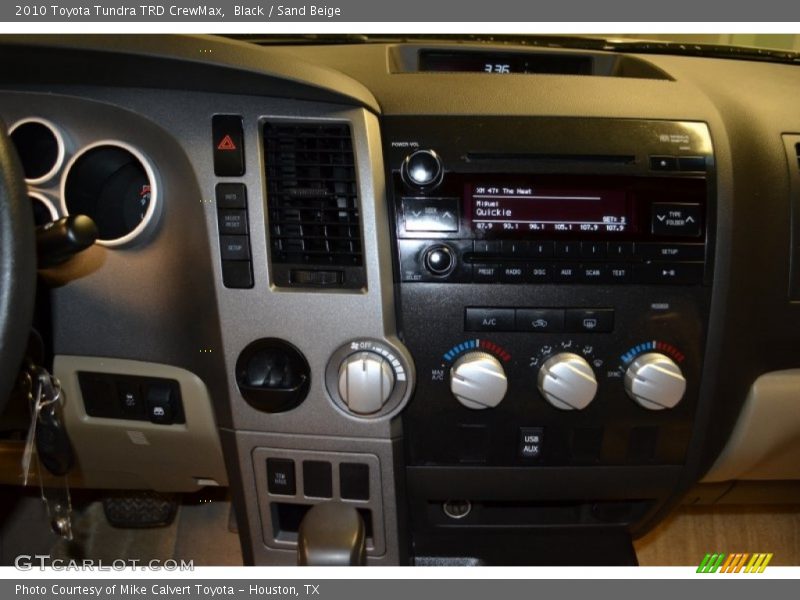 Black / Sand Beige 2010 Toyota Tundra TRD CrewMax