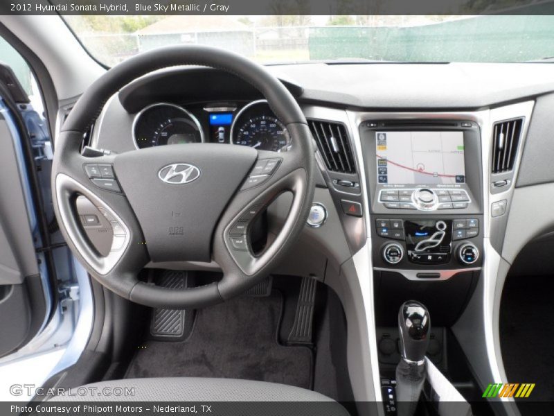 Dashboard of 2012 Sonata Hybrid
