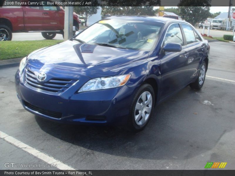 Blue Ribbon Metallic / Ash 2008 Toyota Camry LE