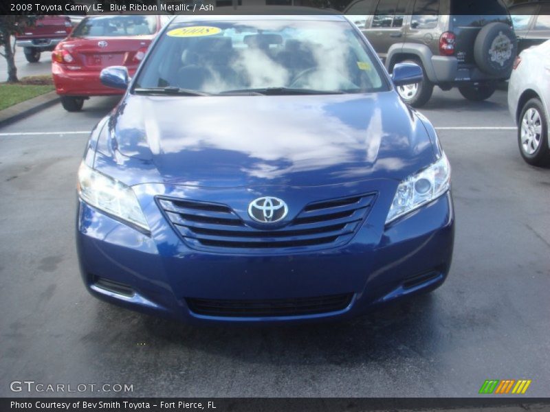 Blue Ribbon Metallic / Ash 2008 Toyota Camry LE