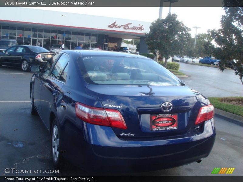 Blue Ribbon Metallic / Ash 2008 Toyota Camry LE