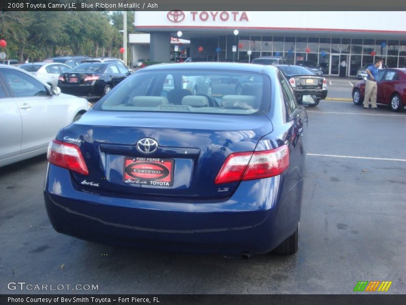 Blue Ribbon Metallic / Ash 2008 Toyota Camry LE