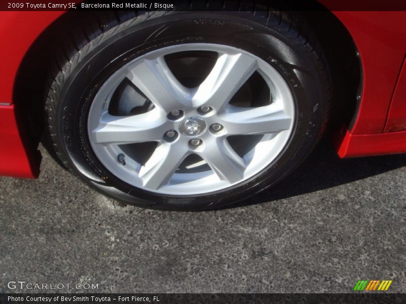 Barcelona Red Metallic / Bisque 2009 Toyota Camry SE