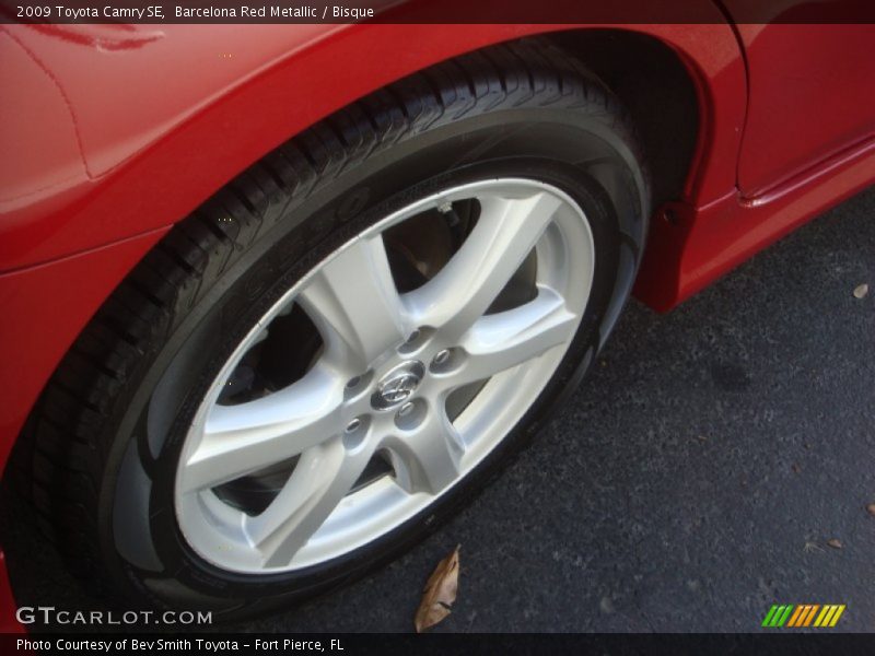 Barcelona Red Metallic / Bisque 2009 Toyota Camry SE
