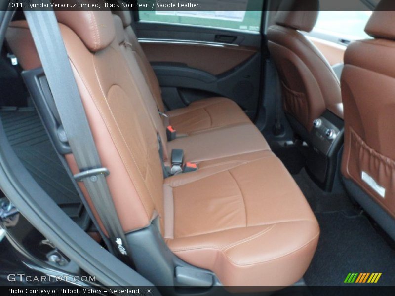 Black Noir Pearl / Saddle Leather 2011 Hyundai Veracruz Limited