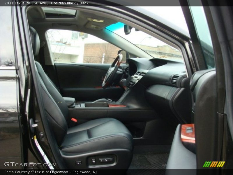 Obsidian Black / Black 2011 Lexus RX 350 AWD