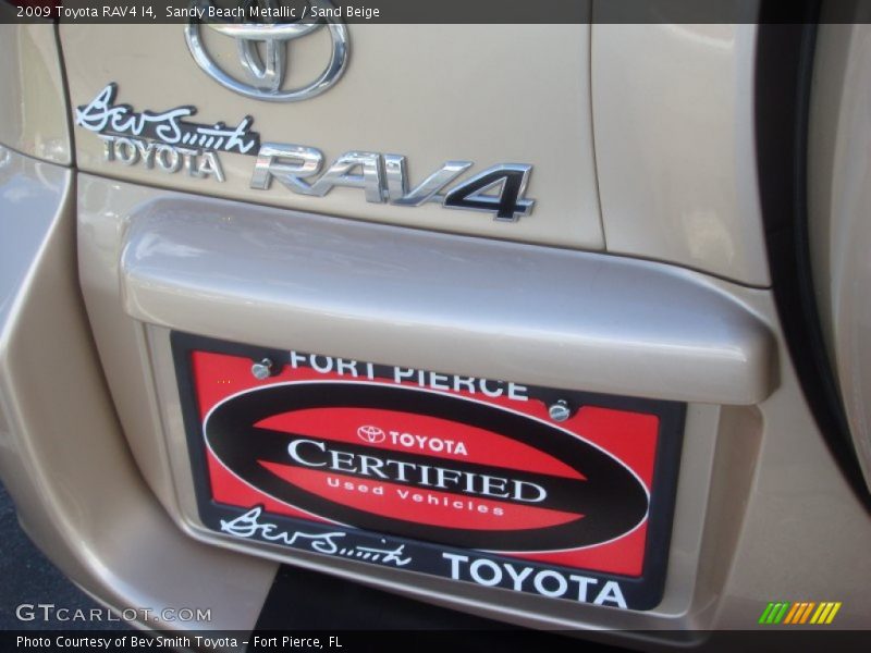 Sandy Beach Metallic / Sand Beige 2009 Toyota RAV4 I4