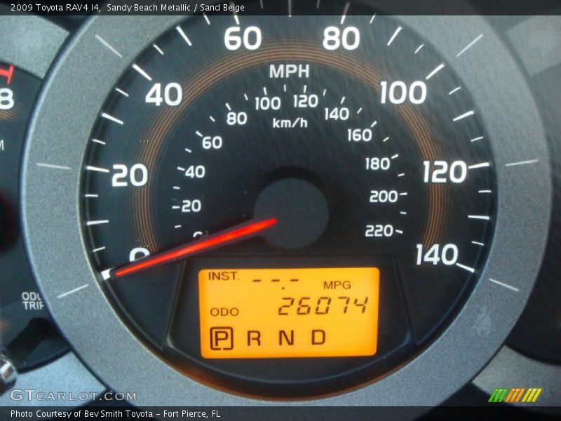 Sandy Beach Metallic / Sand Beige 2009 Toyota RAV4 I4