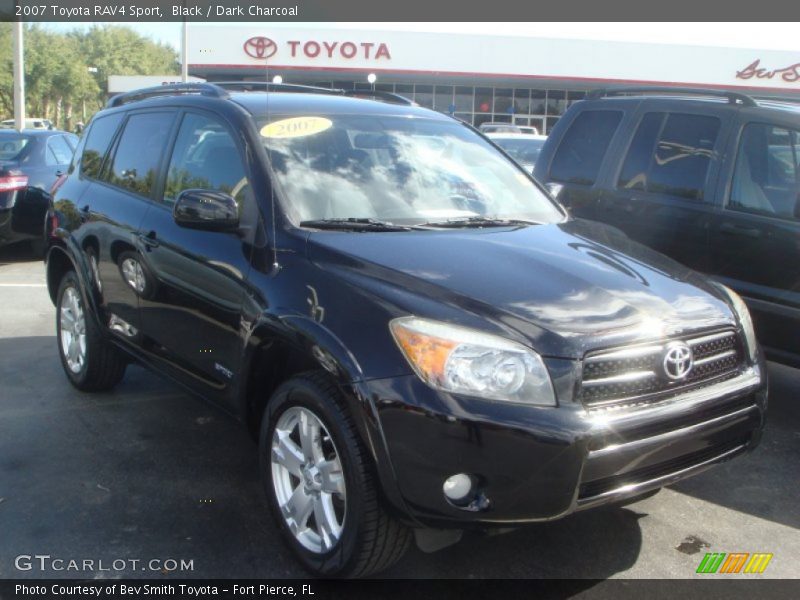 Black / Dark Charcoal 2007 Toyota RAV4 Sport