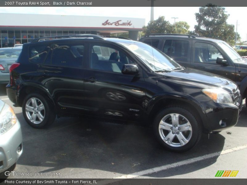 Black / Dark Charcoal 2007 Toyota RAV4 Sport