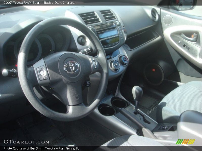 Black / Dark Charcoal 2007 Toyota RAV4 Sport