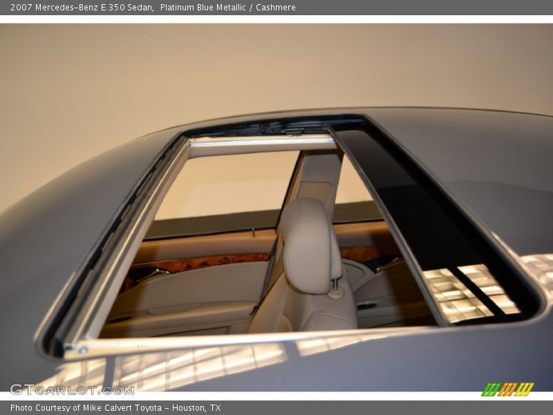 Platinum Blue Metallic / Cashmere 2007 Mercedes-Benz E 350 Sedan