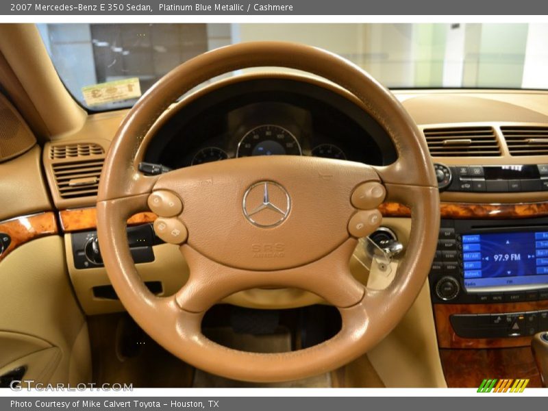 Platinum Blue Metallic / Cashmere 2007 Mercedes-Benz E 350 Sedan