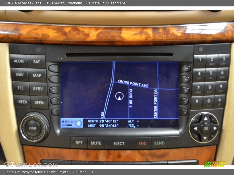 Platinum Blue Metallic / Cashmere 2007 Mercedes-Benz E 350 Sedan
