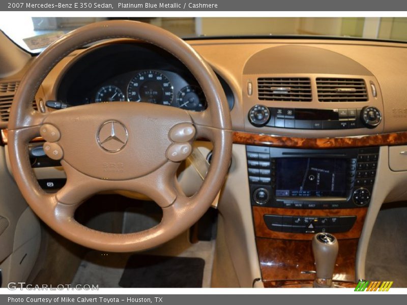 Platinum Blue Metallic / Cashmere 2007 Mercedes-Benz E 350 Sedan