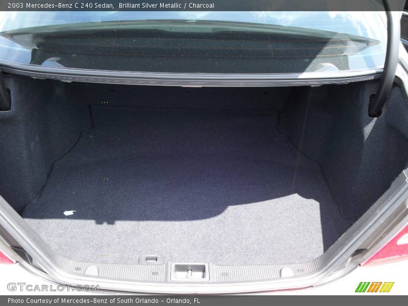 Brilliant Silver Metallic / Charcoal 2003 Mercedes-Benz C 240 Sedan