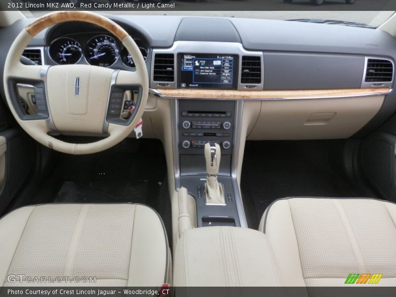 Red Candy Metallic / Light Camel 2012 Lincoln MKZ AWD