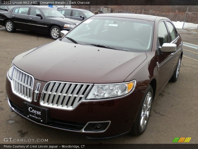 Cinnamon Metallic / Dark Charcoal 2012 Lincoln MKZ AWD