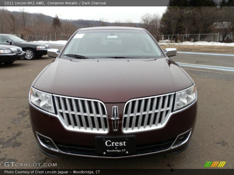 Cinnamon Metallic / Dark Charcoal 2012 Lincoln MKZ AWD