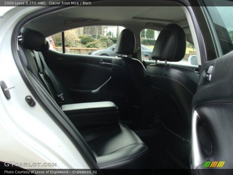 Glacier Frost Mica / Black 2009 Lexus IS 250 AWD