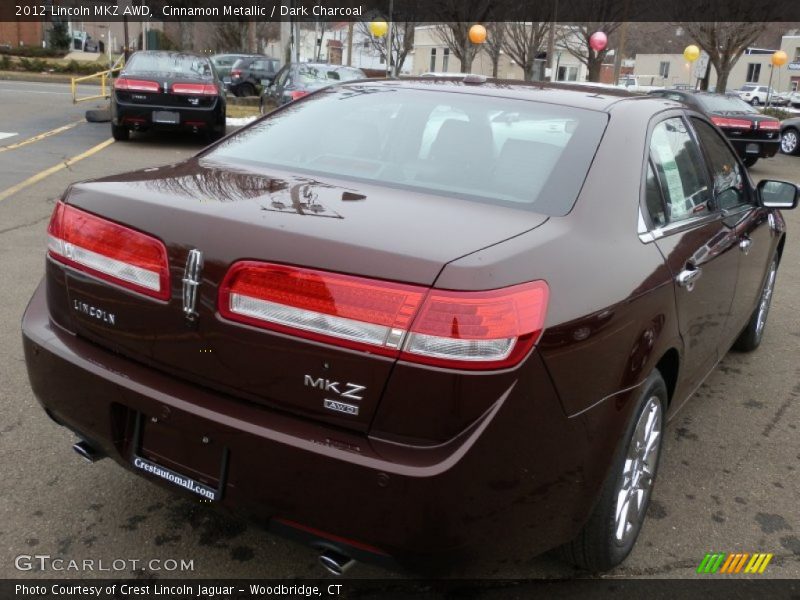 Cinnamon Metallic / Dark Charcoal 2012 Lincoln MKZ AWD