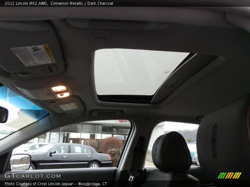 Cinnamon Metallic / Dark Charcoal 2012 Lincoln MKZ AWD