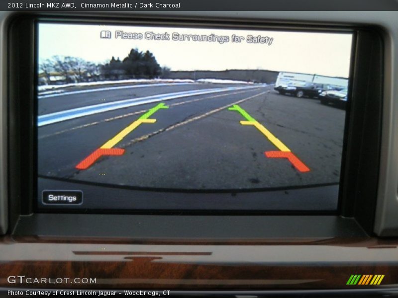 Cinnamon Metallic / Dark Charcoal 2012 Lincoln MKZ AWD