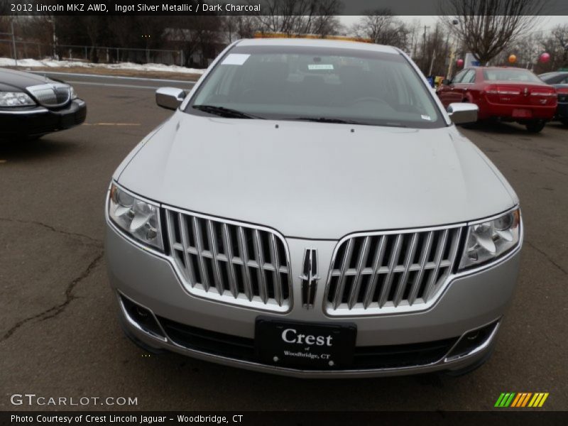 Ingot Silver Metallic / Dark Charcoal 2012 Lincoln MKZ AWD