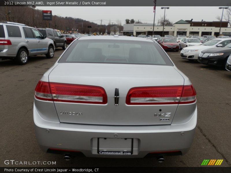 Ingot Silver Metallic / Dark Charcoal 2012 Lincoln MKZ AWD