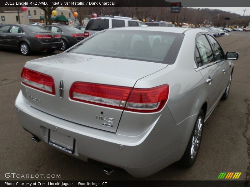 Ingot Silver Metallic / Dark Charcoal 2012 Lincoln MKZ AWD