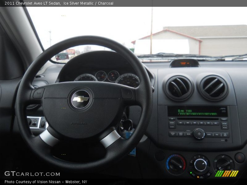 Ice Silver Metallic / Charcoal 2011 Chevrolet Aveo LT Sedan