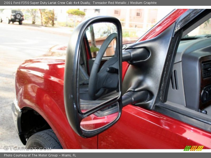 Toreador Red Metallic / Medium Graphite 2001 Ford F350 Super Duty Lariat Crew Cab 4x4 Dually