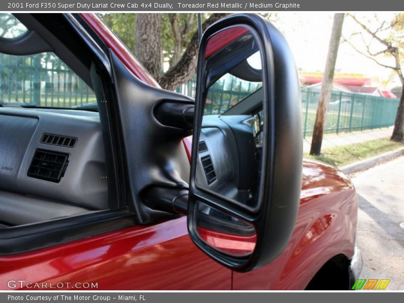 Toreador Red Metallic / Medium Graphite 2001 Ford F350 Super Duty Lariat Crew Cab 4x4 Dually