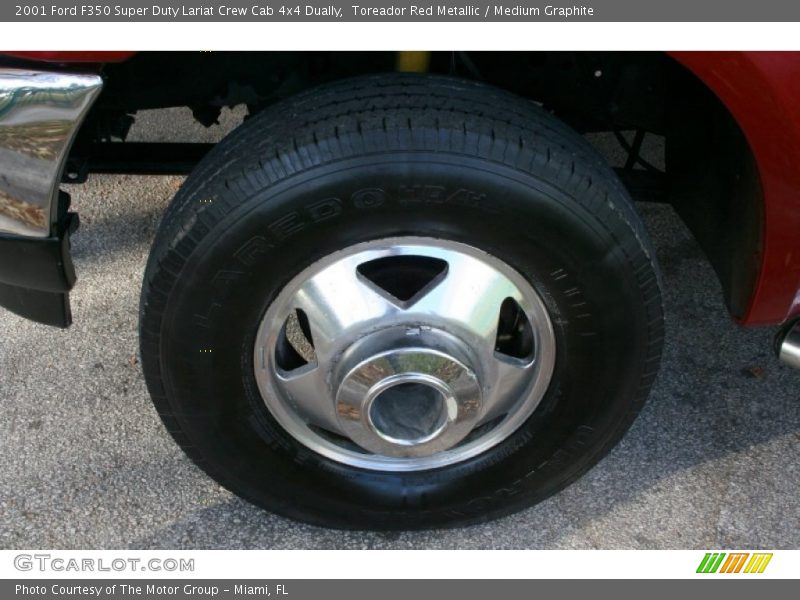 Toreador Red Metallic / Medium Graphite 2001 Ford F350 Super Duty Lariat Crew Cab 4x4 Dually
