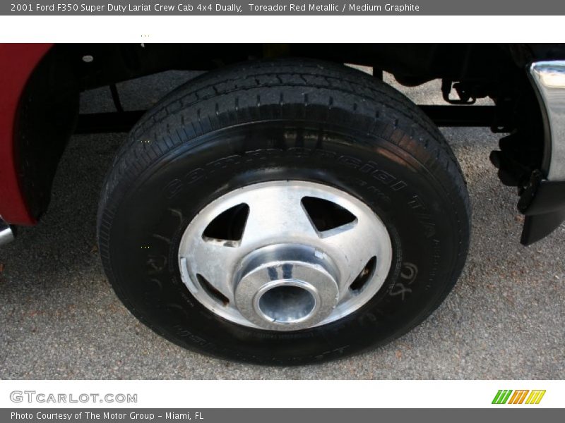 Toreador Red Metallic / Medium Graphite 2001 Ford F350 Super Duty Lariat Crew Cab 4x4 Dually