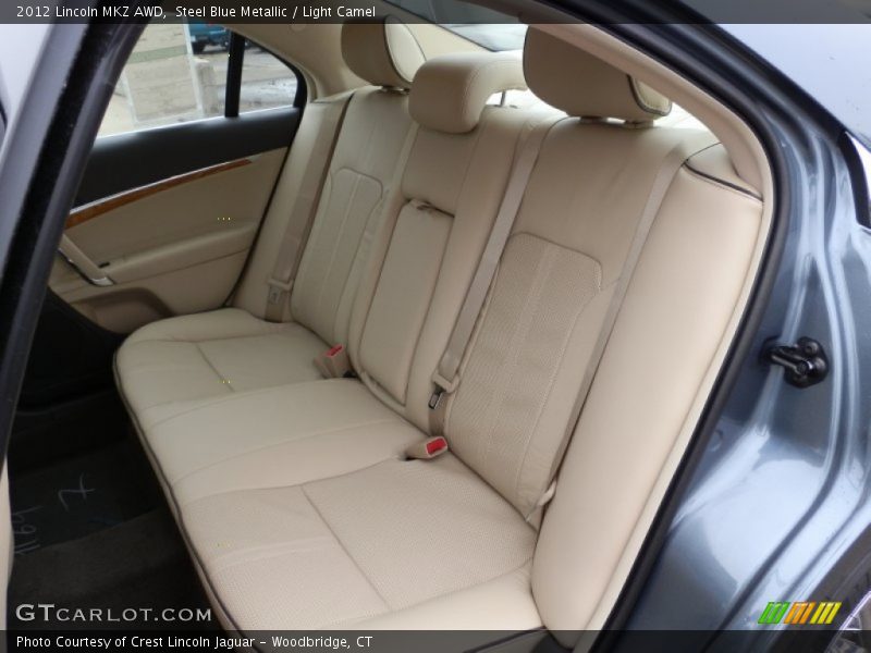 Steel Blue Metallic / Light Camel 2012 Lincoln MKZ AWD