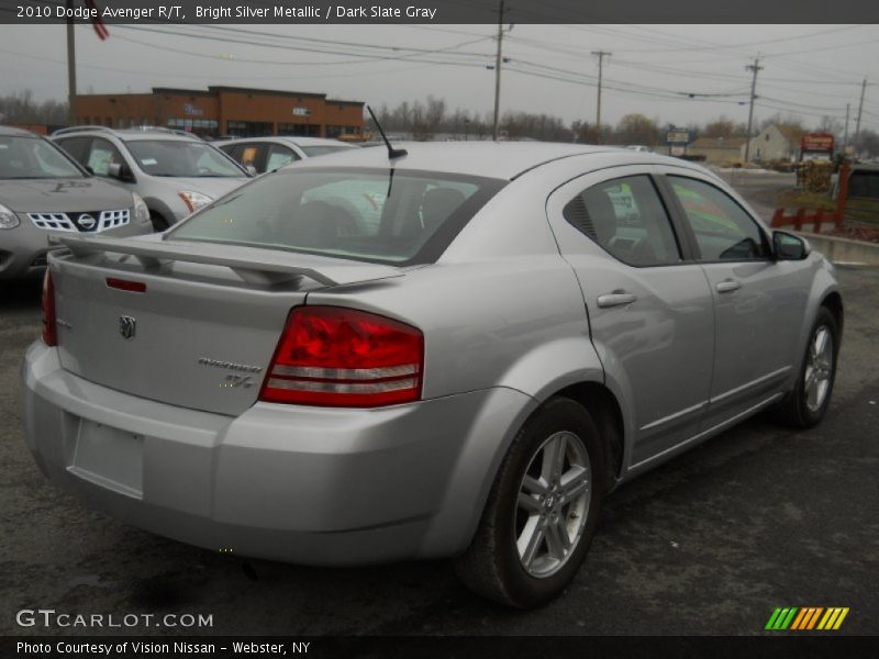 Bright Silver Metallic / Dark Slate Gray 2010 Dodge Avenger R/T