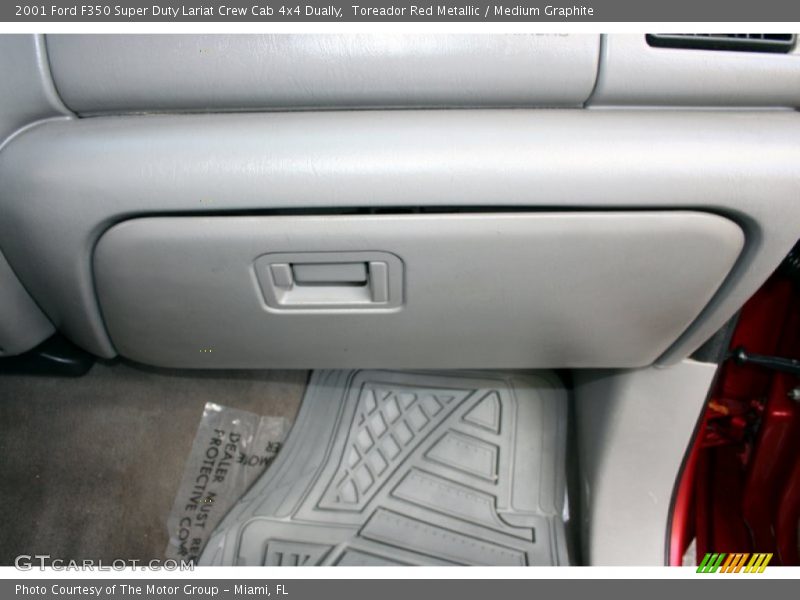 Toreador Red Metallic / Medium Graphite 2001 Ford F350 Super Duty Lariat Crew Cab 4x4 Dually