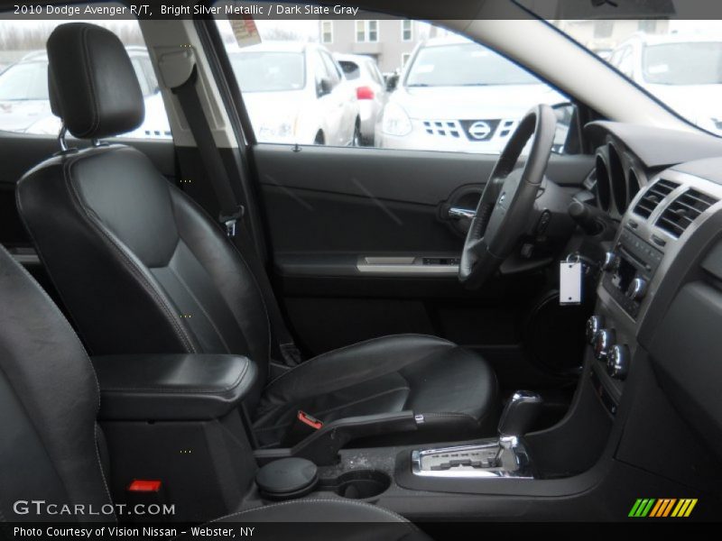 Bright Silver Metallic / Dark Slate Gray 2010 Dodge Avenger R/T