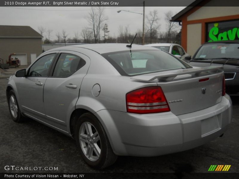 Bright Silver Metallic / Dark Slate Gray 2010 Dodge Avenger R/T