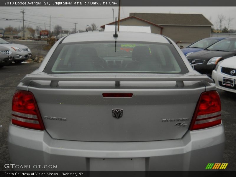 Bright Silver Metallic / Dark Slate Gray 2010 Dodge Avenger R/T