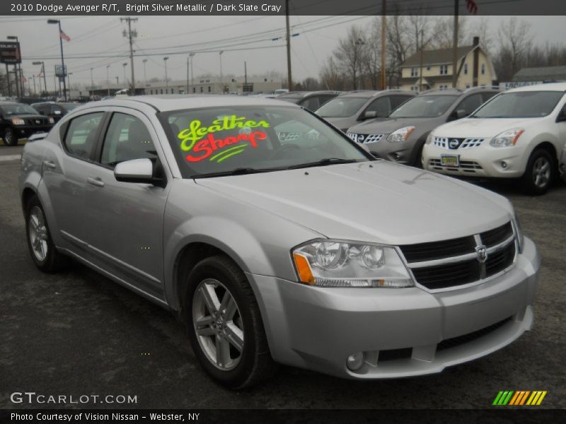 Bright Silver Metallic / Dark Slate Gray 2010 Dodge Avenger R/T