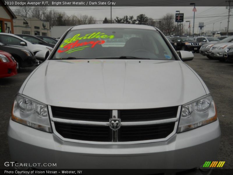 Bright Silver Metallic / Dark Slate Gray 2010 Dodge Avenger R/T
