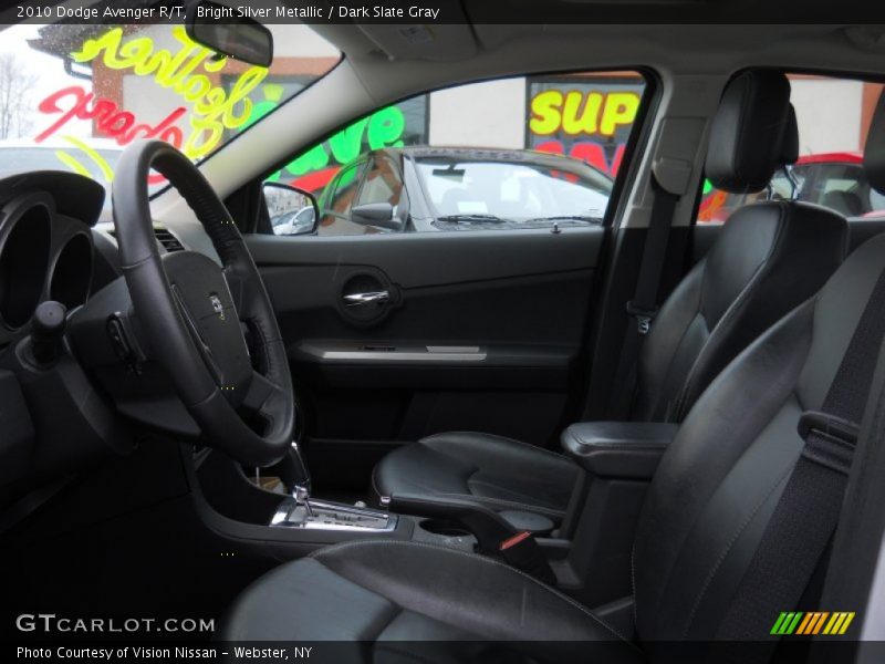 Bright Silver Metallic / Dark Slate Gray 2010 Dodge Avenger R/T