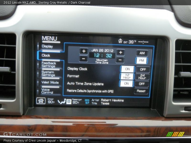 Sterling Gray Metallic / Dark Charcoal 2012 Lincoln MKZ AWD