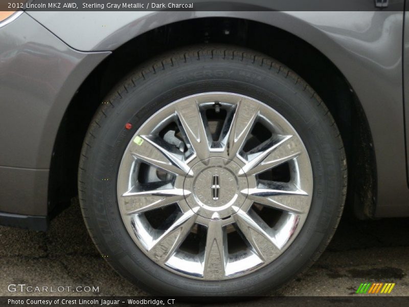 Sterling Gray Metallic / Dark Charcoal 2012 Lincoln MKZ AWD