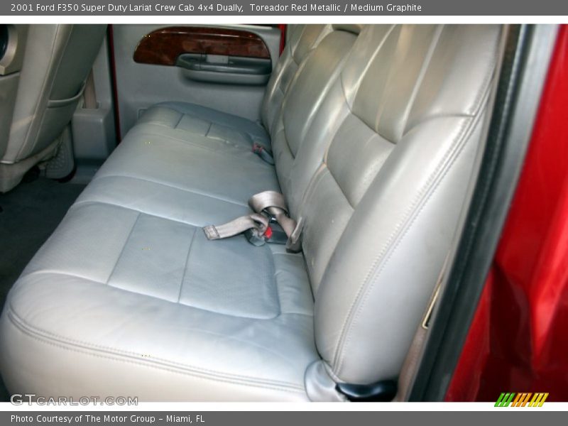 Toreador Red Metallic / Medium Graphite 2001 Ford F350 Super Duty Lariat Crew Cab 4x4 Dually