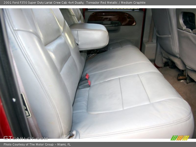 Toreador Red Metallic / Medium Graphite 2001 Ford F350 Super Duty Lariat Crew Cab 4x4 Dually